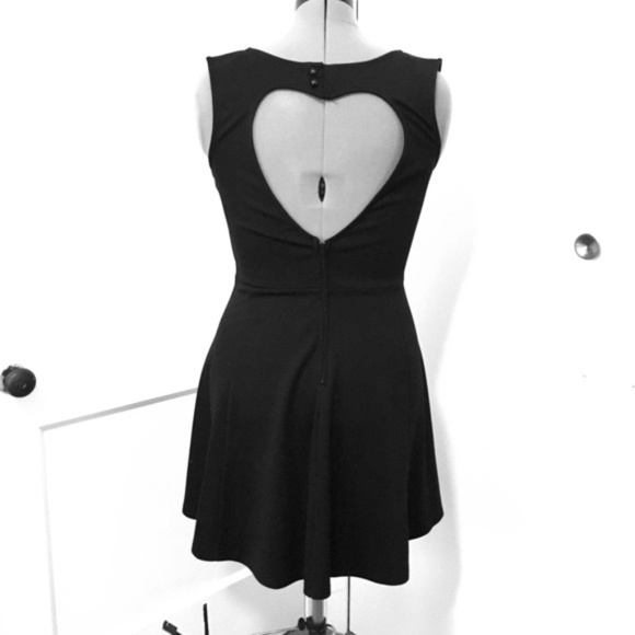 Miss Chievous Dresses & Skirts - Miss Chievous Little Black Dress w/Heart on Back